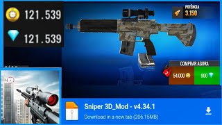 SNIPER 3D MOD DINHEIRO INFINITO VERSÃO 4341 ATUALIZADO 2024 [upl. by Eidnew894]