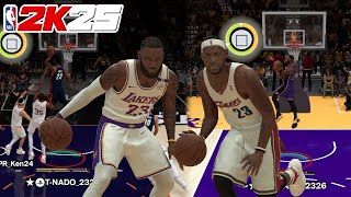 Lakers LeBron and Young Lebron Are UNSTOPPABLE NBA 2K25 Play Now Online [upl. by Inele]