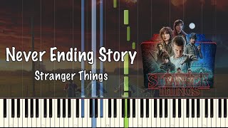 Stranger Things『Never Ending Story』Piano Tutorial [upl. by Siegel]