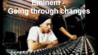 EMINEM  GOING THROUGH CHANGES WITH LYRICS RECOVERY [upl. by Strohl]