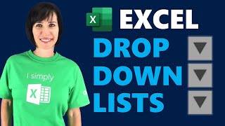 Dynamic Excel Drop Down Lists  PLUS how to get SEARCHABLE Drop Down Lists [upl. by Euk454]