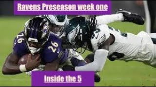 Ravens quotPowerquot inside the 5 yd line vs Eagles [upl. by Guibert]