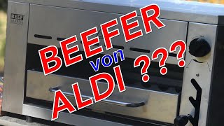 ALDI „BILLIGBEEFER“ BEEF MAKER  Der Große TEST — Klaus grillt [upl. by Sloatman589]