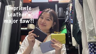 Louis Vuitton Empreinte Leather Review  Rosalie amp Romy Wallet  SLG [upl. by Lezti128]