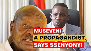 Joel Ssenyonyi calls Museveni a propagandist [upl. by Alaehcim]