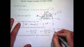 Centroid and double integrals [upl. by Ettena]