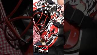 Kevin Weekes New Jersey Devils Goalie Mask njdevils shorts shortsvideo [upl. by Annazor]