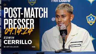 Edwin Cerrillo PostMatch Presser  91524 [upl. by Leschen]