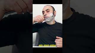 Deep asmr sounds Shavette shave home alone 👍🏻👍🏻 [upl. by Ivor858]