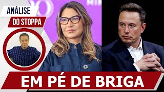 Janja vs Elon Musk uma ameaça a democracia brasileira  Análise do Stoppa [upl. by Adekan86]