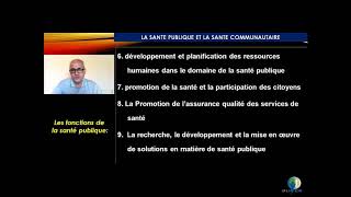 Chapitre 2 Santé publique et santé communautaire [upl. by Dorothea]