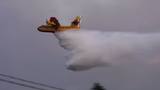 Incendies au Portugal des bombardiers espagnols Ã la rescousse  AFP Images [upl. by Joy]