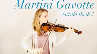 Martini Gavotte  Suzuki Book 3 [upl. by Londoner533]