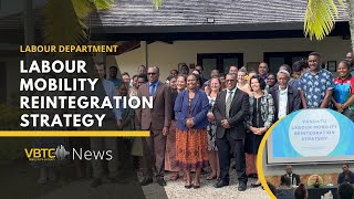 Vanuatu labour mobility reintegration workshop to help returning seasonal workers  VBTC News [upl. by Eudocia812]