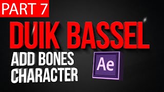 Duik Bassel Tutorial Part 7 of 30  Add Bones Character Rigging  After EffectsMotion Graphics [upl. by Hanford]