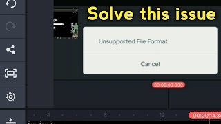 How to fix unsupported file format in Kinemaster [upl. by Cline]