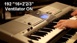 Yamaha YPT400 organs through Neo Ventilator [upl. by Behl]