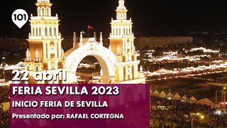 🔴 Feria de Sevilla 2023  Inicio alumbrado  SEVILLA 2023 [upl. by Dumond]