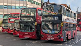 London Buses amp Trams at West Croydon amp East Croydon 290824 [upl. by Brackett]