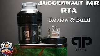 QP Designs Juggernaut MR RTA Review amp Build [upl. by Willyt30]