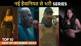 Top 10 Mind Blowing New Crime Thriller Hindi Web Series December 2023 [upl. by Airreis813]