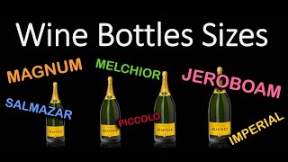 Complete Guide to Wine Bottle Sizes small to EXTRALARGE FORMAT [upl. by Olraced]