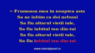 KARAOKE Frumoasa Mea  Marcel Pavel [upl. by Jakie646]