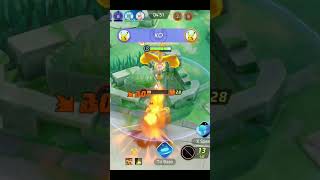 Blaziken flying 🤣 Charizard vs Blaziken Charizard unite moveshortspokemonpokemonunitebansiplays [upl. by Spohr]