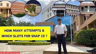 IDEAL ATTEMPTS AND SLOTS FOR 99 Percentile in SNAP 23 [upl. by Eentrok]