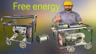 Make a free energy 220v  gasoline generator converting to free energy generator [upl. by Terence]