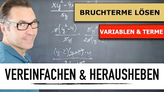 Wie löse ich Bruchterme  Multiplikation  Kürzen  Vereinfachen  Herausheben [upl. by Pietro]