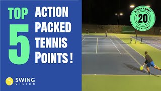 Watch best of senior tennis Top five points Match 20 [upl. by Nunci]