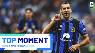 Mkhitaryan shines in the Milan derby  Top Moment  InterMilan  Serie A 202324 [upl. by Bernete]