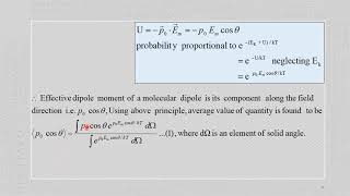 SemVSecII 42 Langevin Debye Formula [upl. by Leblanc]