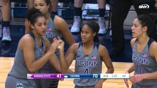 UConn Womens Basketball vs Kansas State Highlights [upl. by Nochur]