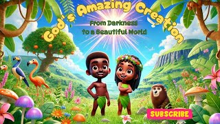 The Creation Story for Kids  Animated Bible Story  God’s Creation [upl. by Rossy]