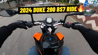 New 2024 KTM Duke 200 BS7 Ride 😍  Duke 200 Ride experience [upl. by Whipple766]