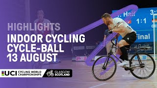 Cycleball Indoor Cycling Highlights  2023 UCI Cycling World Championships [upl. by Nyleimaj46]