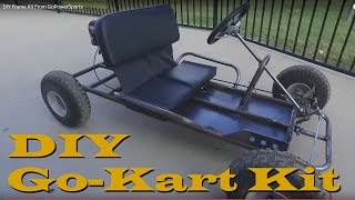 DIY Go Kart Kit Frame [upl. by Galateah]