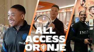 WKvoorbereiding wedstrijden tegen 🇩🇰 en 🇩🇪 Mediadag amp meer…  🎥 ALL ACCESS ORANJE 🔶 [upl. by Sadnalor]