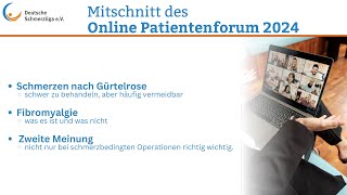 Online Patientenforum 2024 [upl. by Francoise]