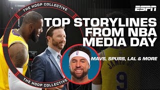 FULL REACTION to 2024 NBA Media Day Bronny James Klay Wemby KAT amp more  The Hoop Collective [upl. by Yedarb]