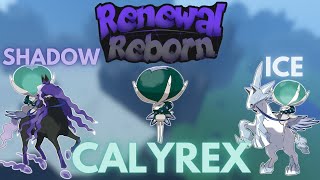 HOW TO GET BOTH CALYREX FORMS IN PROJECT RENEWAL REBORN  Pokemon Brick Bronze [upl. by Sihtam]