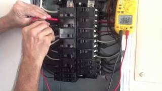 Check Voltage on Single Phase Panel [upl. by Yereffej]