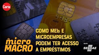 Conheça algumas linhas de crédito disponíveis para os MEIs  Do Micro Ao Macro [upl. by Yemaj]