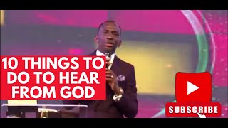 10 THINGS TO DO TO HEAR FROM GODBy Pst Paul Enenche [upl. by Cheatham]