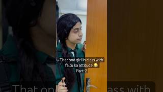 Part2 did you have such a girl with thousands of pin in your class 😂 youtubeshorts school [upl. by Reece]