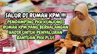 PENYALURAN BANSOS PKH PLUS TAHAP 4 2024 DI RUMAH KPM [upl. by Rahman]