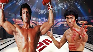 UFC 5  Bruce Dragon Lee vs Sylvester Stallone [upl. by Nemzzaj]