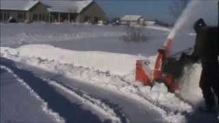 Ariens Snowblower Over 2 Feet of Snow [upl. by Maire347]